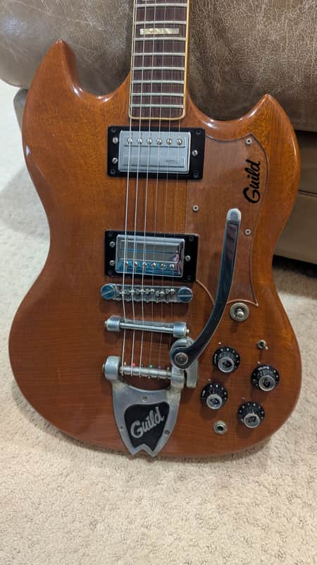 Guild S-100 Deluxe 1977 - Natural - Very Good
