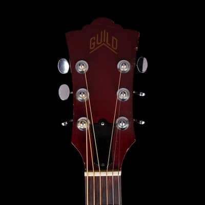 Vintage 1977 Guild D-25 Cherry Acoustic Guitar With OHSC image 9