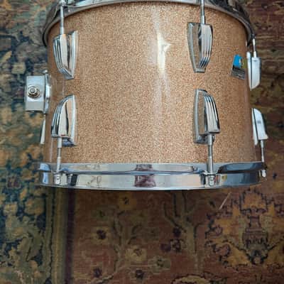 Ludwig Champagne Sparkle 13” Tom Drum 70’s image 6