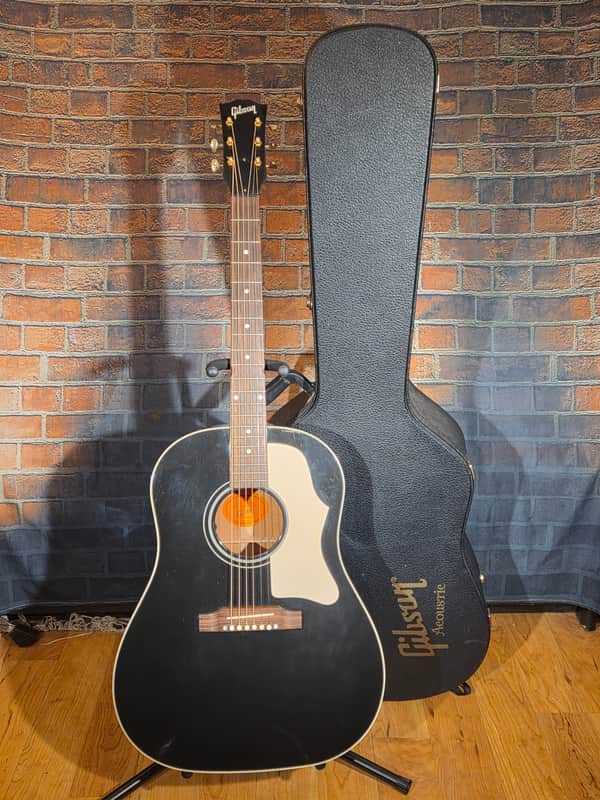 Gibson 2013 Custom Shop J-45 Limited Edition Ebony w/ OHSC image 1