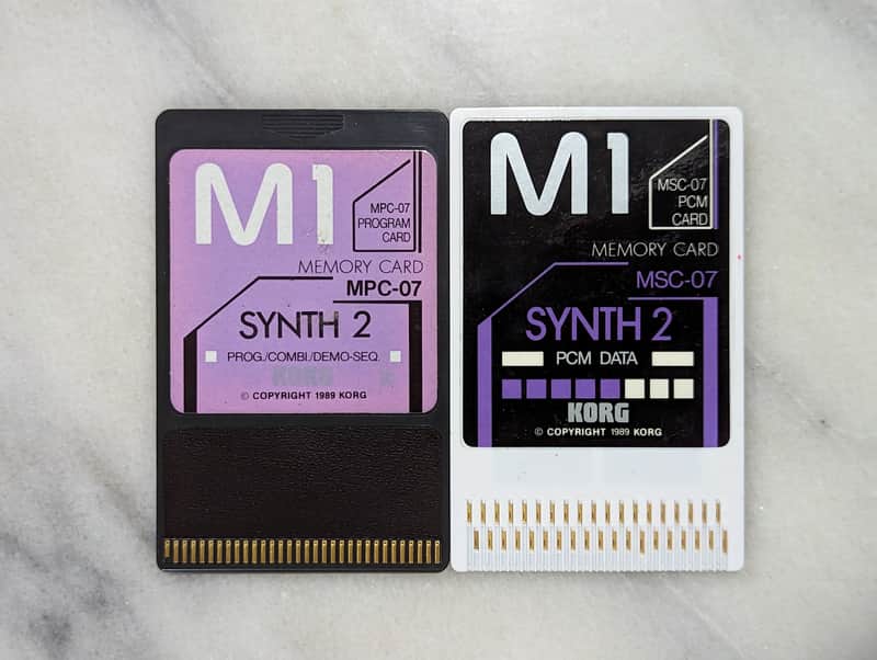 Korg M1 Synth 2 MPC-07 ROM Memory Cards image 1
