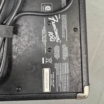 Vintage Fender Frontman 10G 10-Watt 1x6" Guitar Practice Amp 2007 - Present - Black image 11