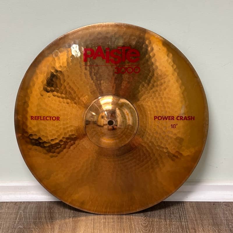 Paiste 3000 18” Reflector Power Crash *VIDEO* 1628g 1988-1995 image 1