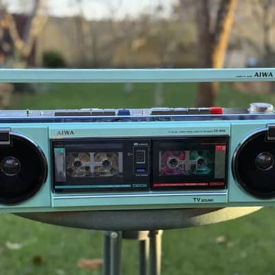 AIWA CS-W55 Rare Vintage Mint Boombox Getto blaster Warranty Tested image 18
