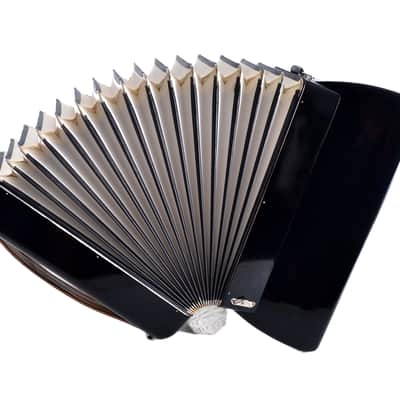 Vintage Top German Made LMM Accordion Hohner Verdi III M - 120 bass, 12 switches + Original Hard Case & Straps image 11