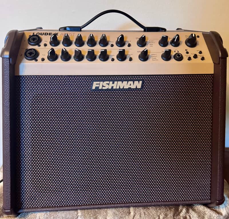 Fishman PRO-LBT-600 Loudbox Artist with Bluetooth 2-Channel 120-Watt 1x8" Acoustic Guitar Amp 2019 - 2020 - Brown image 1
