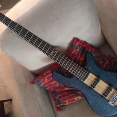 Warwick Robert Trujillo Signature Artist Series 2012 Blue Swirl image 5