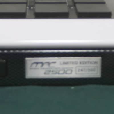 Akai MPC 2500 Limited Edition 247/500 White W/ Carbon fiber Print Sides image 2