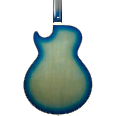 Ibanez GB10EMJBB George Benson Signature Hollow Body Guitar - Jet Blue Burst image 6