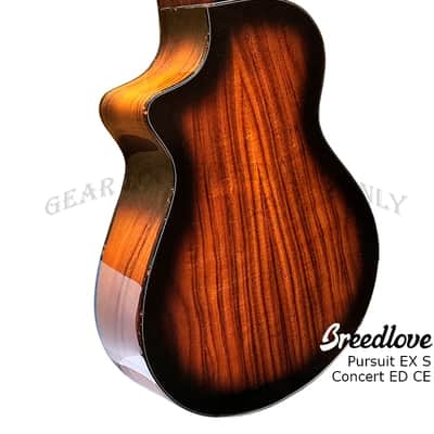 Breedlove Pursuit Exotic S Concert Edgeburst CE Solid Koa guitar image 9