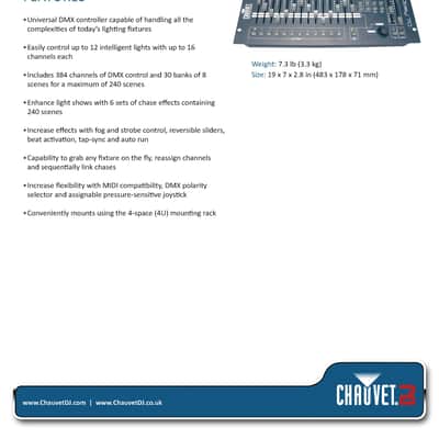 Chauvet OBEY70 light controller image 3
