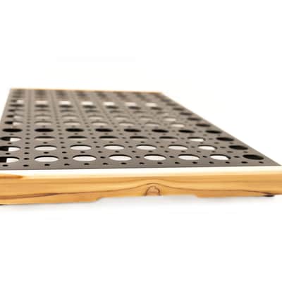 Pedalboard VTX BASE 12x16 - Natural Teak - Hands Custom image 2