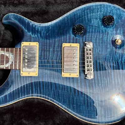 05' PRS McCarty blue flame maple top guitar (USA), dragon inlay, immaculate condition, for sale image 7