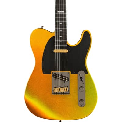 Fender 75th Anniversary Ultra II Telecaster Ebony Liquid Gold image 1