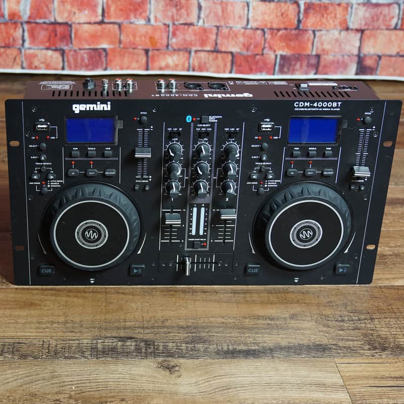 Gemini CDM-4000BT CD/MIXER Combo Player w/ BT Input image 1