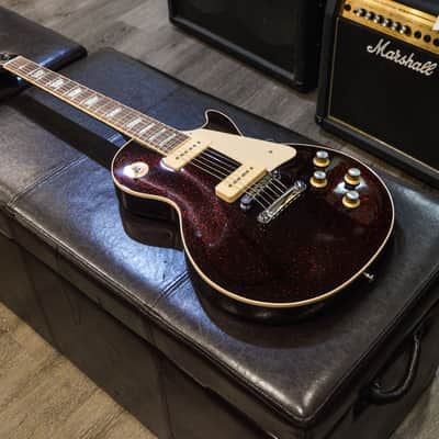 Gibson Custom Shop Les Paul Standard P90 - Brunswick Burgundy Sparkle image 8