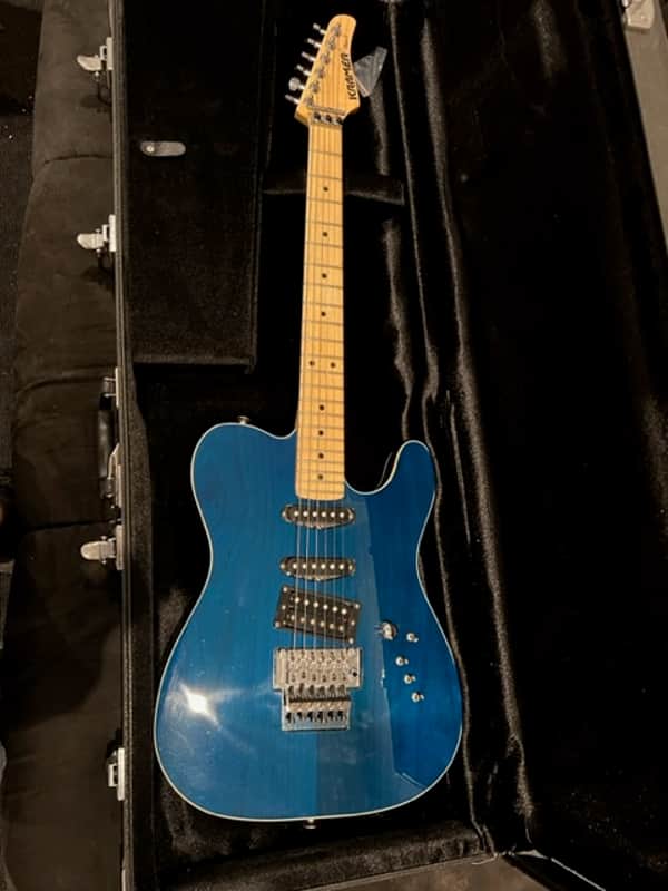 Kramer Classic ll Telecaster American Series 1987 - Trans Blue image 1