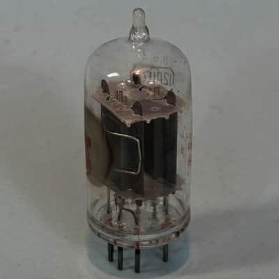 1967 RCA 12AU7A ECC82 Vintage 1960s Gray Plate Side D Getter Tube! T509 image 3