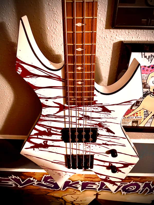 B.C. Rich Warlock Revenge 2011 - Blood splatter | Reverb