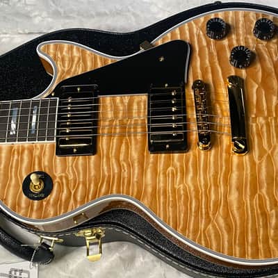 NEW! Gibson Dealer Select Custom Shop Les Paul Custom AAAAAAA Quilt - 7AQ! - Natural - SO MUCH DEPTH and MOVEMENT! - 9.7 lbs - Authorized Dealer - G07564 image 9