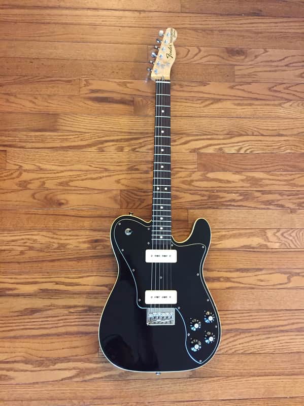 Fender FSR '72 Telecaster Custom P90 Black 2012 | Reverb