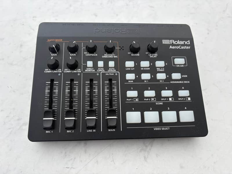 Roland VRC-01 AeroCaster USB-C Audio Interface / Control Surface 2022 - Present - Black image 1
