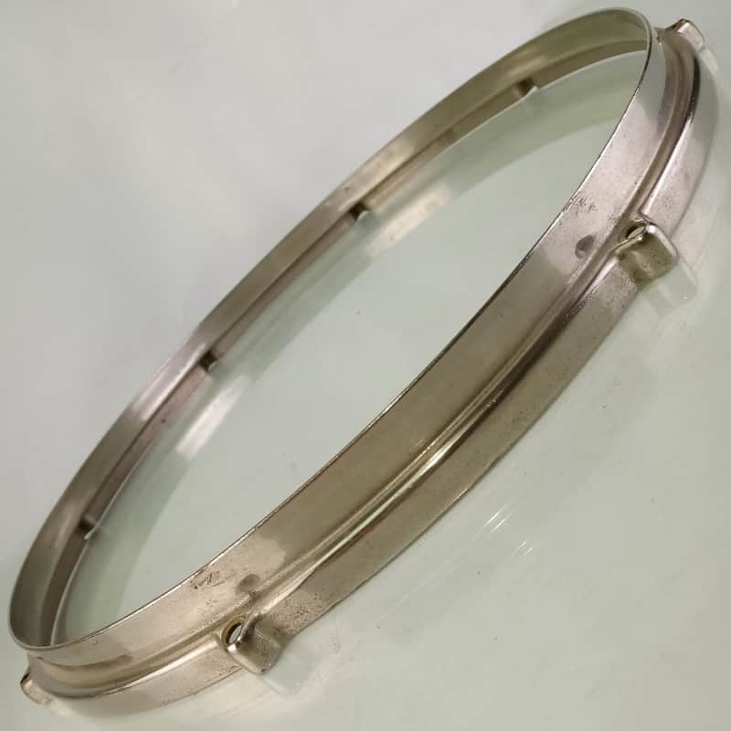 *Ludwig Standard/Silver Anniversary 14"Snare Drum Batter Rim/Hoop NOB Brass 30s* image 1