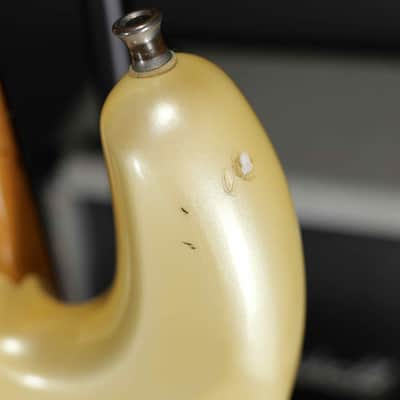 Fender PJR65 Late 80's Aged White Bass image 11