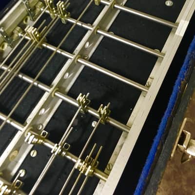 MSA Classic D10 E9 C6 Pedal Steel Guitar White Mica image 10
