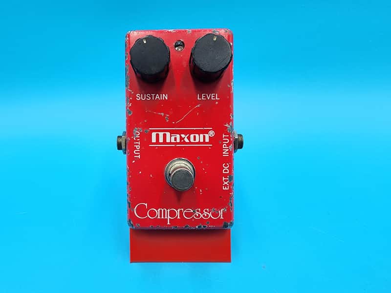 Vintage 80s Maxon Compressor CP-101 Guitar Effect Pedal Bass Sustain CP101 Photo image 1