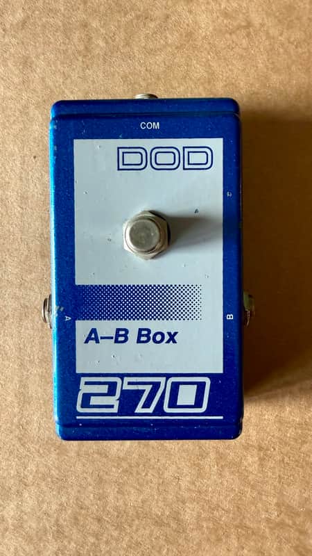 DOD A-B Box 270 Selector Switch Guitar Pedal - Switch Between 2 Guitars or Amps image 1