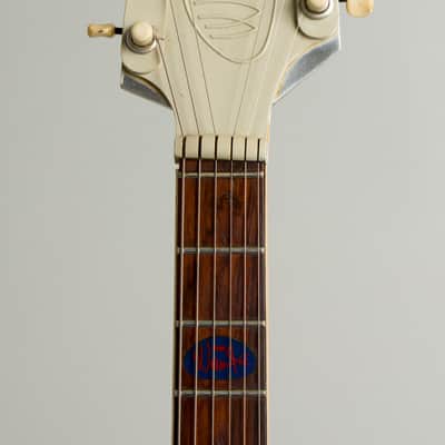 Wandre BB Model Semi-Hollow Body Electric Guitar, c. 1959, black hard shell case. image 5