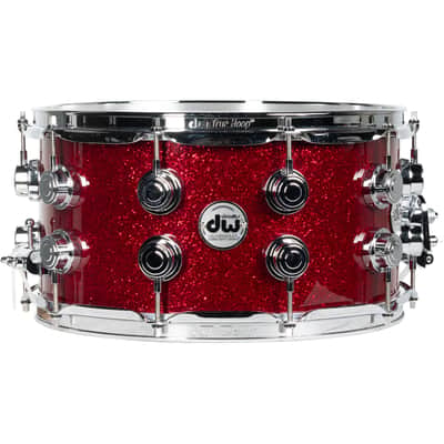Drum Workshop Collectors Series 7x14 Snare Drum - Ruby Glass image 1