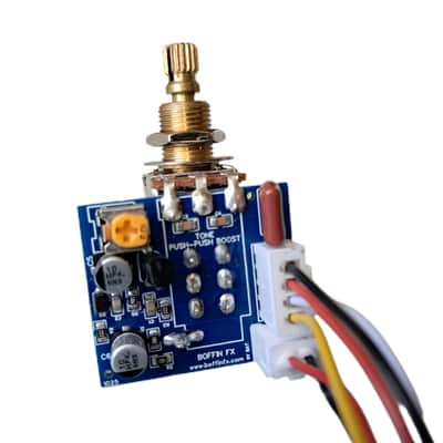 Boffin FX Push-Push Onboard Guitar Preamp Booster & Tone Control 20dB 250K Active Upgrade image 2