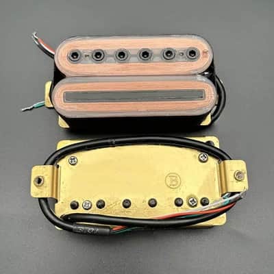 Transparent Guitar Neck and Bridge Humbucker Pickups image 3