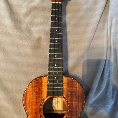 Kamaka HF-3D Deluxe Koa Tenor Ukulele with Case image 3