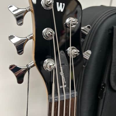 Warwick RockBass Star Bass 5-String Semi-Hollow Bass Guitar 2025 - Metallic Gold High Polish image 3