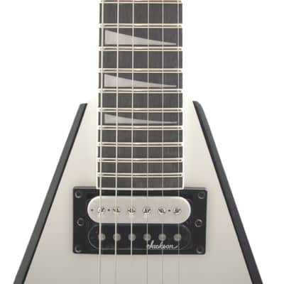 Jackson JS Series JS32 King V with Amaranth Fretboard 2023 White with Black Bevels image 2