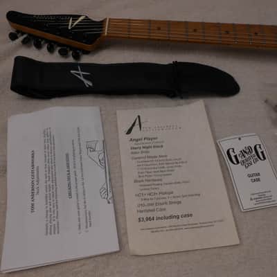 Tom Anderson Angel Player, RH 6-String Electric Guitar, Starry Night Gloss Finish, OHSC, Case Candy+ image 3