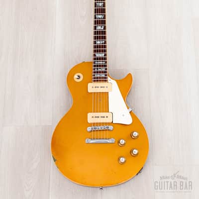 1976 Gibson Les Paul Deluxe Goldtop Vintage Guitar w/ P-90s, Case image 2