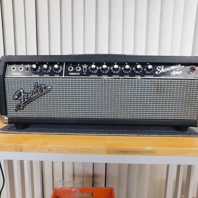 Fender Showman Head - Tremolo 1965 - Black image 1