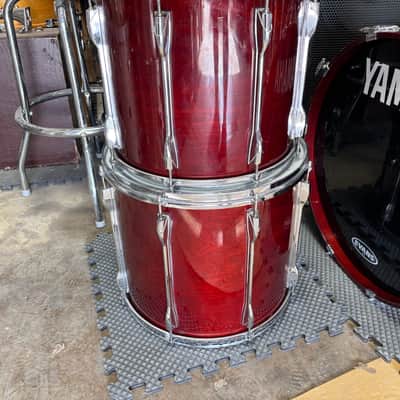 Yamaha 1984 Recording Custom Cherry Drum Set image 9