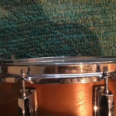 Vintage Yamaha Drums Japan 9000 Pre - Recording Custom Real Wood Parallel Strainer 6.5 x 14 Studio Concert Snare Drum - 1980 image 16