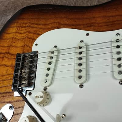 MyDream Partcaster Custom Built - Swamp Ash Tobacco Burst SRV image 10