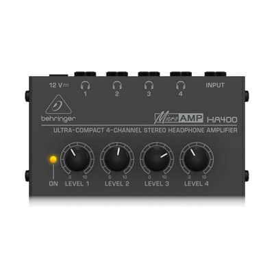 Behringer HA-400 Ultra Compact 4-Channel Stereo Headphone Amplifier image 10