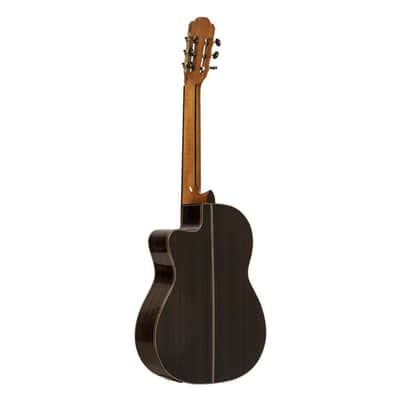 ANGEL LOPEZ Mazuelo Serie Electric Classical Guitar With Solid Spruce Top With Cutaway image 5