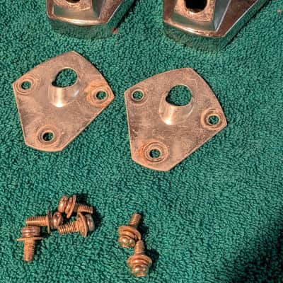 1980s Vintage TAMA Bass Drum Spur Mounting Brackets Made in Japan for Swingstar, etc. image 1