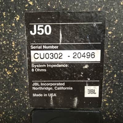 JBL J50 Bookshelf Speakers image 5
