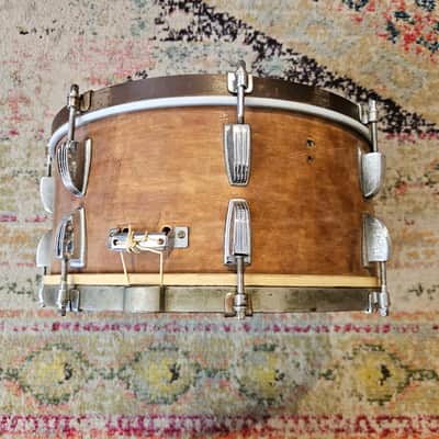 Ludwig 14x6.5" 3-ply Snare Drum - Keystone Badge - Nickel P83 Throw-Off image 7