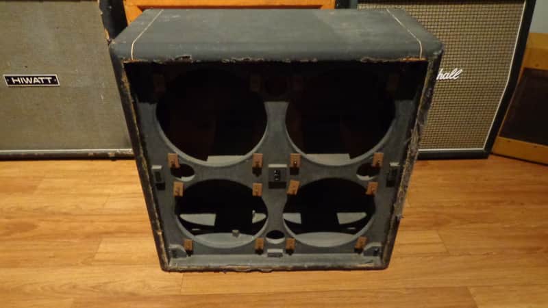 1977 Hiwatt 4X12 vintage hylight cabinet project image 1
